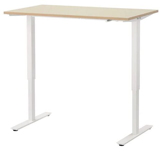 IKEA Skarsta Tischplatte beige